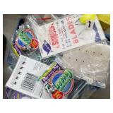 Lot of Fishing Tackle  with Bobbers, Fishing Line, Sinkers, Lures, Tackle Box