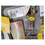 Lot of Fishing Tackle  with Bobbers, Fishing Line, Sinkers, Lures, Tackle Box