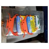 Lot of Fishing Tackle  with Bobbers, Fishing Line, Sinkers, Lures, Tackle Box