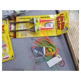 Lot of Fishing Line, Lures