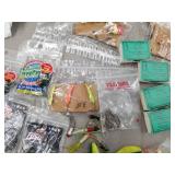 Lot of Fishing Tackle  with Jigs, Hooks, Weights