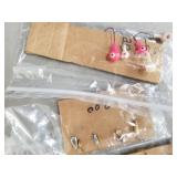 Lot of Fishing Tackle  with Jigs, Hooks, Weights