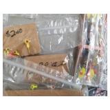 Lot of Fishing Tackle  with Jigs, Hooks, Weights