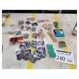 Lot of Fishing Tackle  with Jigs, Hooks, Weights