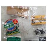 Lot of Fishing Tackle  with Jigs, Hooks, Weights