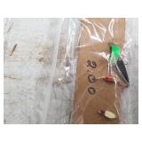 Lot of Fishing Tackle  with Jigs, Hooks, Weights