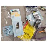 Lot of Fishing Tackle  with Hooks, Weights, Jigs