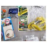 Lot of Fishing Tackle  with Hooks, Weights, Jigs