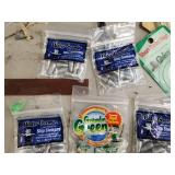 Lot of Fishing Tackle  with Hooks, Weights, Jigs