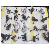 Lot of (20) Fishing Reels