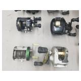 Lot of (20) Bait Casting Fishing Reels