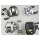 Lot of (20) Bait Casting Fishing Reels