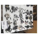 Lot of (20) Bait Casting Fishing Reels