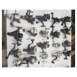 Lot of (20) Fishing Reels