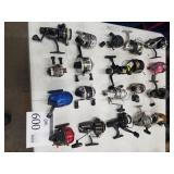Lot of (20) Fishing Reels
