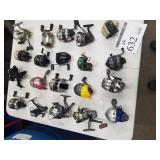 Lot of (20) Fishing Reels