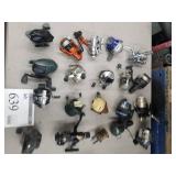 Lot of (20) Fishing Reels