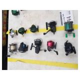 Lot of (10) Vintage Fishing Reels