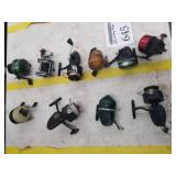 Lot of (10) Vintage Fishing Reels