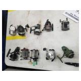 Lot of (10) Vintage Fishing Reels
