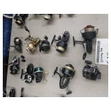 Lot of (10) Vintage Fishing Reels