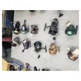 Lot of (10) Vintage Fishing Reels