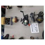 Lot of (5) Vintage Large Fishing Reels