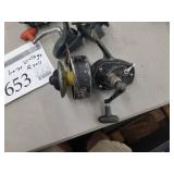 Lot of (5) Vintage Large Fishing Reels