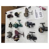 Lot of (10) Vintage Fishing Reels