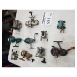Lot of (10) Vintage Fishing Reels