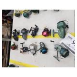 Lot of (10) Vintage Fishing Reels