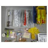 Lot of Fishing Tackle, Fishing Tackle Organizers