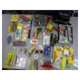 Lot of Fishing Tackle  - Aqua Vue Tackle Bag