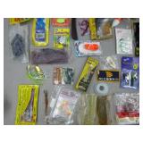 Lot of Fishing Tackle  - Aqua Vue Tackle Bag