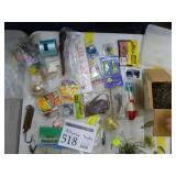 Fishing Tackle  with Hooks, Lures, Nightcrawlers, Misc. Tackle