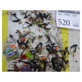 Lot of Ice Fishing Jigs