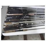 Lot of (40) Fishing Rods (for repair)