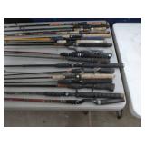Lot of (40) Fishing Rods (for repair)