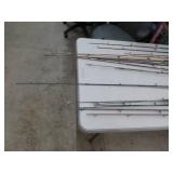 Lot of (40) Fishing Rods (for repair)