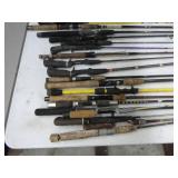 Lot of (40) Fishing Rods (for repair)