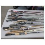 Lot of (40) Fishing Rods (for repair)