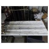 Lot of (40) Fishing Rods (for repair)