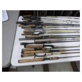 Lot of (40) Fishing Rods (for repair)