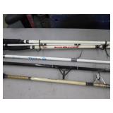 Lot of (5) Big Catfish Fishing Rods