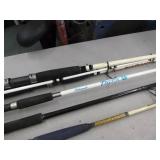 Lot of (5) Big Catfish Fishing Rods