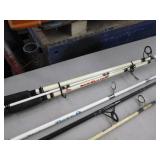 Lot of (5) Big Catfish Fishing Rods