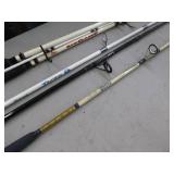 Lot of (5) Big Catfish Fishing Rods