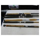 Lot of (6) Big Fishing Rods