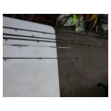 Lot of (6) Big Fishing Rods