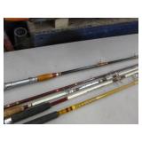 Lot of (5) Vintage Catfish Fishing Rods